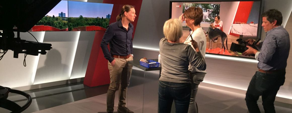 Flow-Jäger Dr. Michele Ufer beim WDR